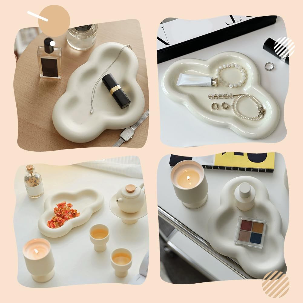 ADA30周年記念　FCツールトレイ （EARTH WHITE）限定品 Amazon｜PH PandaHall 雲 アクセサリートレイ アクセサリー収納 小物